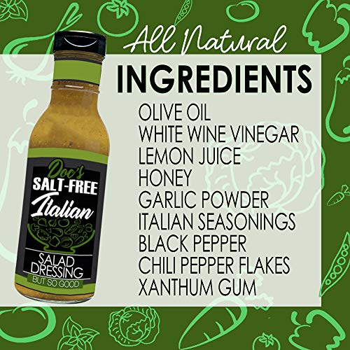 Doc's SaltFree All Natural Salad Dressing Salt Free Marinade Tangy