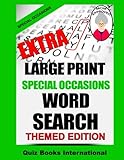 Extra Large Print Special Occasions Word Search