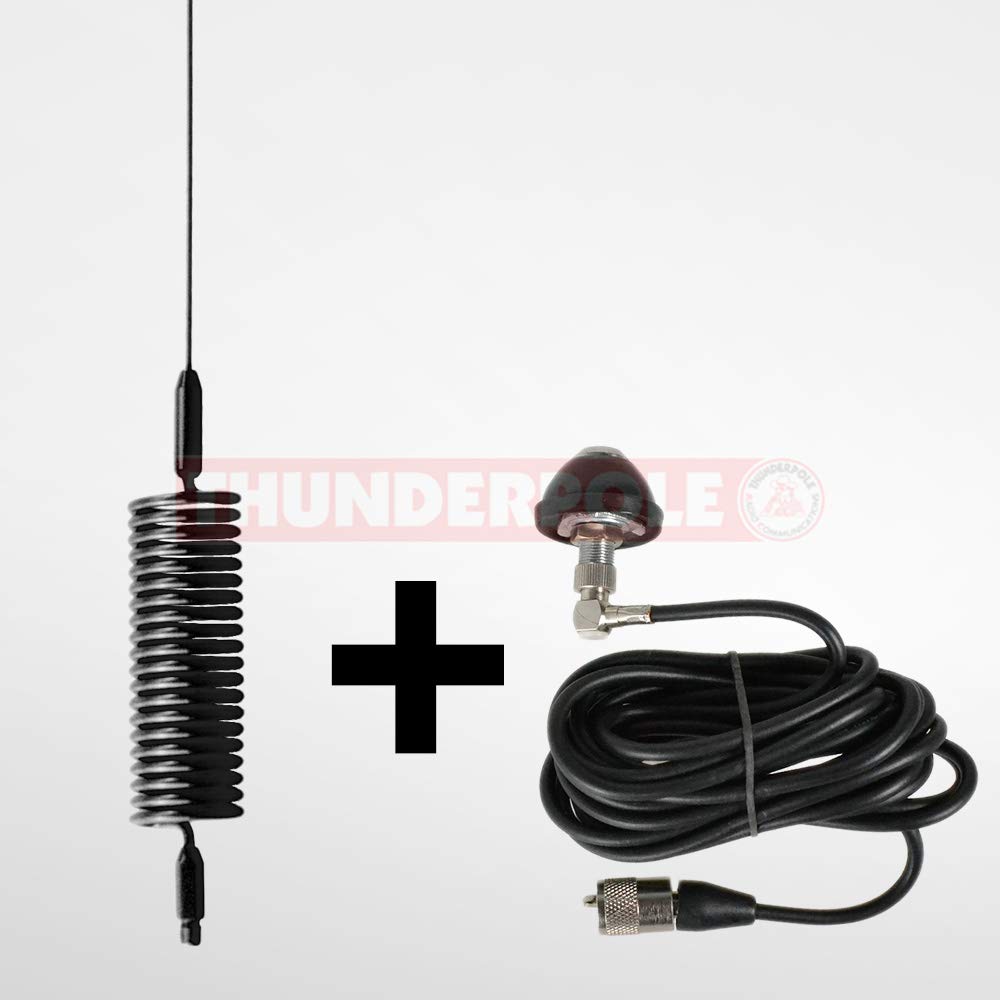 Thunderpole Mini Orbitor CB Radio Antenna & Powerstick Body Mount Kit | Springer CB Radio Aerial