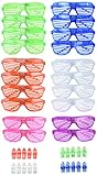 40Pack LED Glasses Finger Lights Light up Party