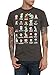 Nintendo Men's Pixel Cast T-Shirt (X-Small, Dark Grey Heather)