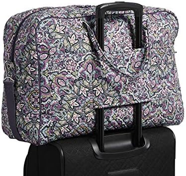 Vera Bradley Women's Signature Cotton Grand Weekender Travel Bag, Bonbon Medallion, One Size US 3 Vera Bradley Women's Signature Cotton Grand Weekender Travel Bag, Bonbon Medallion, One Size US