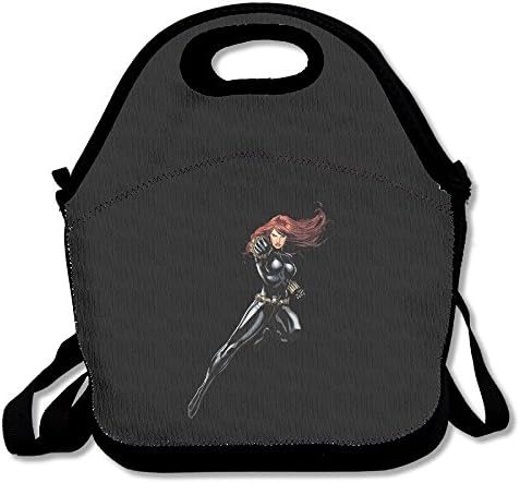 Cartoon Black Widow Lunch Box Bag For Kids Adult Men Women Girl Boy,lunch Tote Lunch Holder With Adjustable Strap ,double Shoulder
