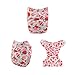 Alva Baby New Design Reuseable Washable Pocket Cloth Diaper Nappy + 2 Inserts H037