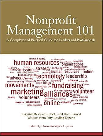 Amazon Com Nonprofit Management 101 A Complete And