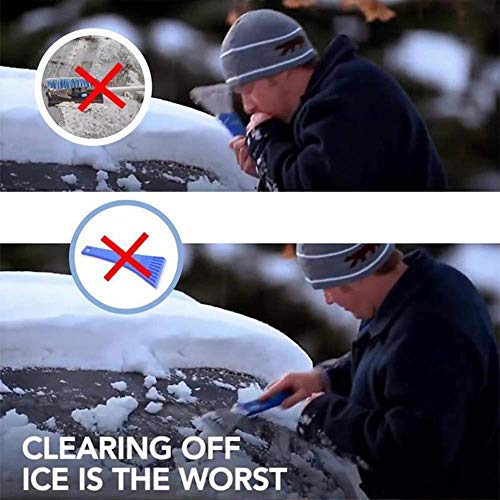 Meethome Round Windshield Ice Scraper, Magic Cone-Shaped Car Windshield Ice Scraper, Car Snow Removal Shovel Tool