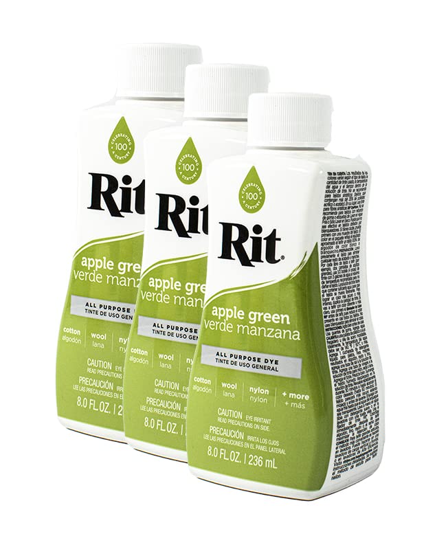 Rit Dye Liquid 236ml Apple Green Pack of 12