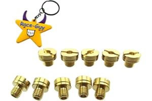 Race-Guy Large Round Carb Main Jets for Mikuni Carburetor 155 160 170 175 180 185 190 195 200 205 Replace N100/604