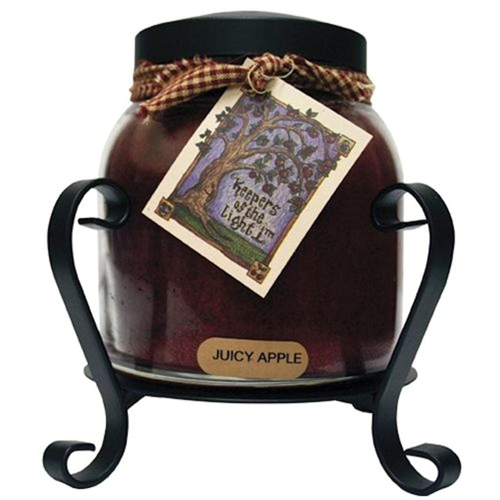 A Cheerful Giver Candle Jar Holder, Black