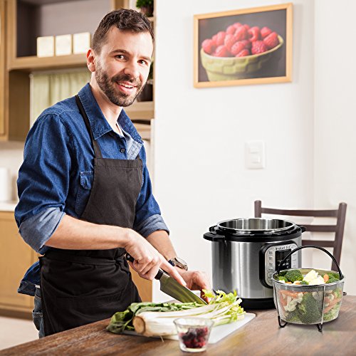 image for Primica Instant Pot 6 Quart Steamer Basket w/Silicone Handle and 304 G