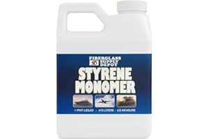 Fiberglass Supply Depot Inc. Styrene Monomer Thinner for Gelcoat and Polyester Resin Pint