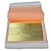 Genuine Gold Leaf Sheets 22k - by Barnabas Blattgold - 3.1 inches - 25 Sheets Booklet - Transfer Patent Leaf