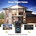 MOUNTDOG WiFi Smart Video Doorbell Camera Wireless Door Bell 720P HD Wireless Home Security Doorbell Camera with 16GB Storage Card 2 Rechargeable Battery for iOS Android Google (B30-720P)