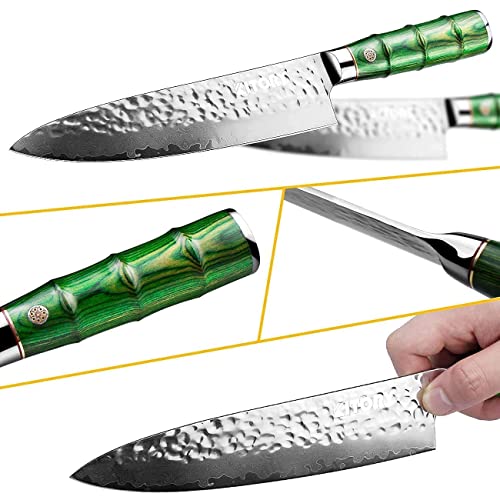 Chef Knife, Damascus Chef Knife 8 Inch Japanese VG10 Super Steel 67