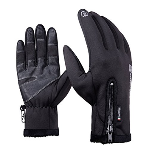 Chige Riding Gloves Military Hard Knuckle Tactical Motorcycle Gloves Motorbike Army Combat Full Finger Gloves(Black, M)