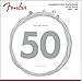 Fender 9050 Bass Strings, Stainless Steel Flatwound, 9050ML .050-.100,