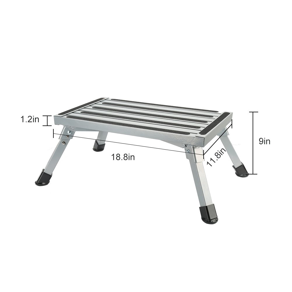 Wohnwagen Trittstufe Klappbar Aluminium Wohnmobil Schritte Tritt Mit