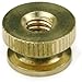 Knurled Thumb Nut Brass - 10/32 (1/2 Dia x 21/64 Thick) Qty-1,000