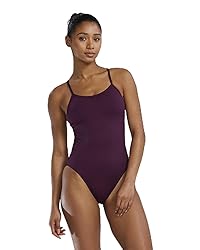 TYR Women's Durafast Elite Cutoutfit Swimsuit, Deep