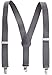 HOLD'EM Suspenders for Kids - 1 Inch Suspender Perfect for Tuxedo -Grey (26