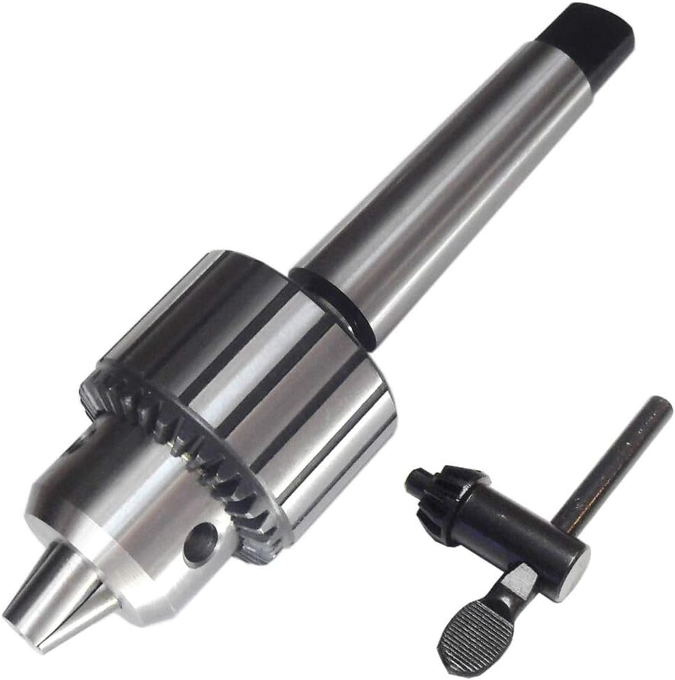 Heavy Duty Drill Chuck 0.513mm (Jacobs Jt6)+ Key Lathe Tailstock Morse