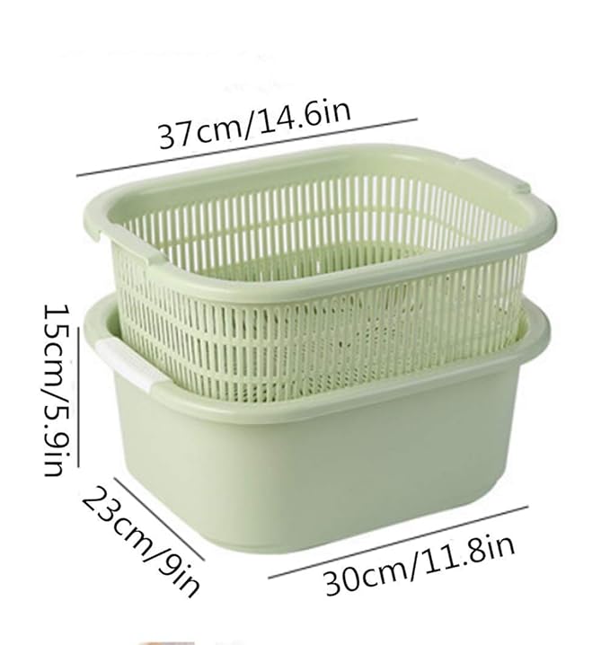 Y&J Cesta de Drenaje Doble de plástico, Filtro de Cocina ...