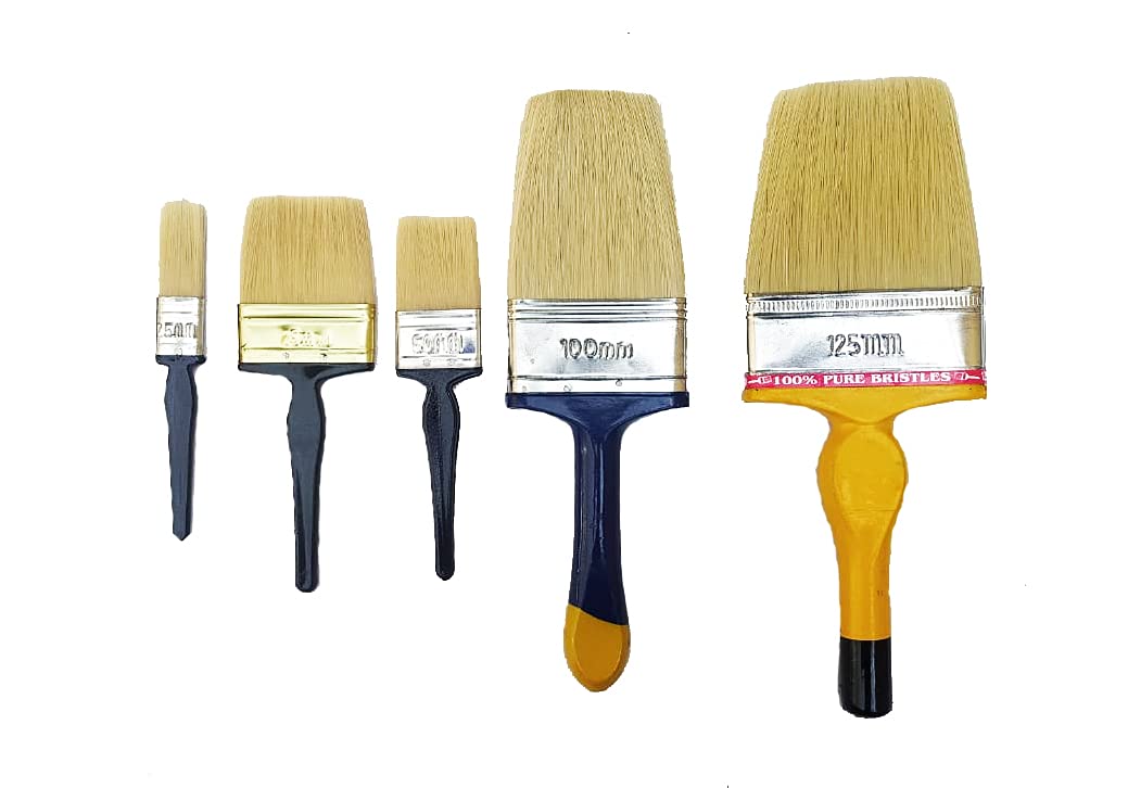 Flat Paint Brush (125 MM, 100 MM, 75 MM, 50 MM, 25 MM) (25 MM x 2