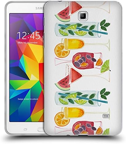 Official Cat Coquillette Summer Drinks Mixed Drinks Soft Gel Case for Samsung Galaxy Tab 4 7.0