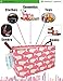LANGYASHAN Rectangular Storage Bin Collapse Canvas Fabric Cartoon Storage Basket with Handles for Organizing Home Kitchen Boys and Girls Toys Office Closet Shelf Baskets (Rec pink whale)