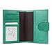 Banuce Top Grain Leather Passport Holder for Travel Women and Men Passport Cover Slim Travel Wallet Vintage Green