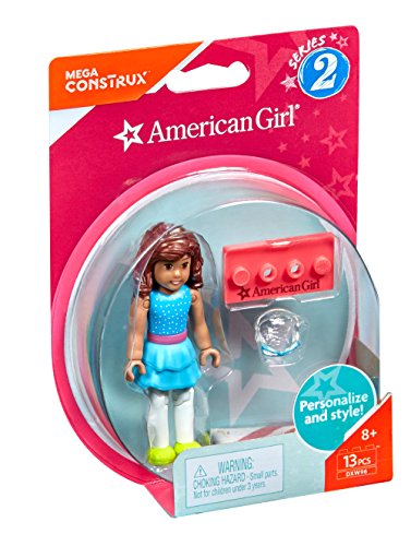 Mega Construx American Girl Collectible Blue Confetti Figure