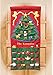 Personalized Christmas Green Tree Advent Calendar by Pockets of Learning | Family Festive Holiday Décor, Seasonal Fabric Wall Hanging | Cloth Christmas Countdown w/ 24 Stuffed Cloth Ornaments