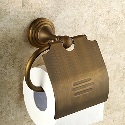 SBWYLT-European antique bathroom toilet paper holder copper wire Towel rack open water toilet tray metal pendants