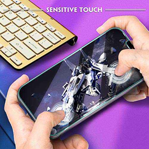 [4 Pack] UniqueMe Compatible with iPhone 12 Pro Max 6.7 inch Screen Protector Tempered Glass
