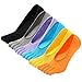 ZAKASA No-Show Toe Socks Women: Five Finger Socks Invisible Liner Low Cut for Ladies Loafer Running Boat Shoes