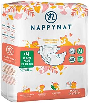 Maxi Plus Nappynat Nappies, 18 Items