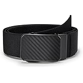 VANNANBA Men's 1.5" Ratchet Tactical Belt,Stretch Nylon Belt for Gift Men Work Casual Golf-Elastic Adjustable Trim to Fit