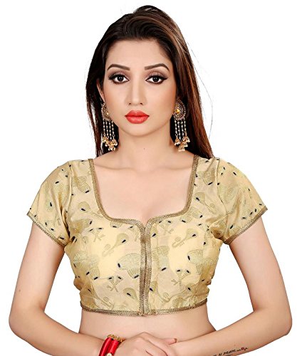 hf holyday fashion round neck designer blouses for women readymade