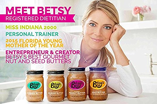 Gourmet Toasted Coconut Cashew Butter by Betsy's Best - Non-GMO - Toasted Coconut, Chia Seeds, Organic Stevia & Demerara Sugar, Vegan Friendly, Best Tasting Nut Butter for Kids Snacks - Thumbnail 6