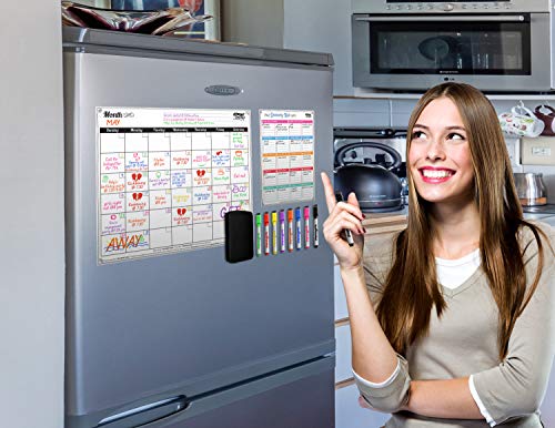1 Erase+Magnetic+Monthly+Calendar+Grocery