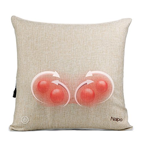 Naipo lower back massager cordless shiatsu massager pil…