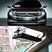 wecade® 9 Led 9w Car Truck Strobe Windshield Dash Lights 16 Pattern Super Bright for EMS Law Enforcement Warning LED Strobe Lights (Green/White/Green)