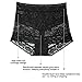 Eve's Temptation Aubree High Waist Panties Premium Soft Stretch Lace Comfortable Sexy Underwear for Women,Large,Black Floral