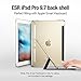 iPad Pro 9.7 Case, ESR Clear Hard Case [Perfect Match with Smart Keyboard] with Soft TPU Bumper [Corner Protection] Slim Fit Back Shell Cover Compatible for iPad Pro 9.7 inch (Champagne Gold)