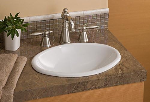 Cheviot 1102-WH Products Mini Oval Drop in Basin, White