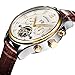 BINSSAW Mens Mechanical Automatic Watches for Men Tourbillon Luxury Leather Sport Man Watch Relojes de Hombre