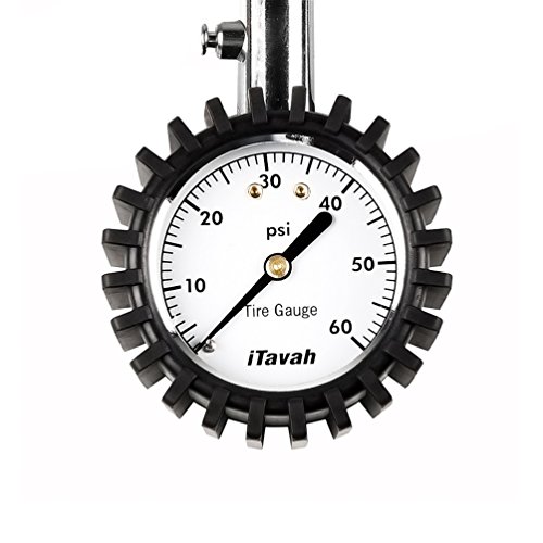 Tire Pressure Gauge, iTavah Heavy Duty Accurate Tire Gauge for Car