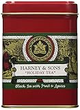 Holiday Tea Blend, Loose tea in 4 ounce red tin by Harney & Sons (Pack of 2)