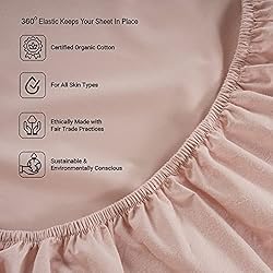 LANE LINEN RV Queen Sheets Set - 100% Organic