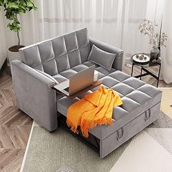 Convertible Sofa Bed, 3-in-1 Multi-Functional